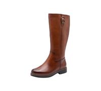 Tamaris Comfort Women’s Boots with Stretch Knee-High, Cognac, 6,5 UK