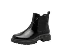 Tamaris Comfort Women’s Chelsea Boots with Zip Classic, Black Patent, 5 UK
