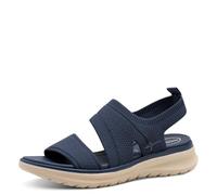 Tamaris Comfort Women’s Flat Slip-On Sandals Vegan, Navy, 8 UK