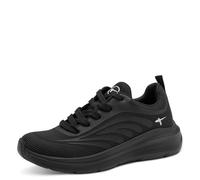 Tamaris Comfort Women’s Flat Sneakers Sporty Vegan, Black, 6,5 UK