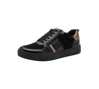 Tamaris Comfort Women’s Flat Sneakers with Zip Casual, Black Comb, 6,5 UK