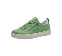 Tamaris Comfort Women’s Flat Sneakers with Zip Casual, Lt Green Nubuc, 5 UK