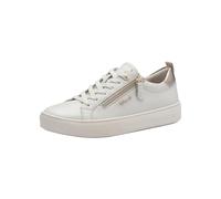Tamaris Comfort Women’s Flat Sneakers with Zip Casual, Offwhite Nappa, 6,5 UK