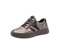Tamaris Comfort Women’s Flat Sneakers with Zip Casual, Pewter, 6,5 UK