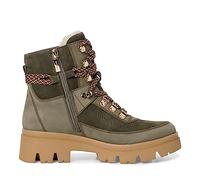 Tamaris Comfort Women’s Lace-Up Ankle Boots Warm Lined with Zip Comfort Fit , Khaki, 5 UK