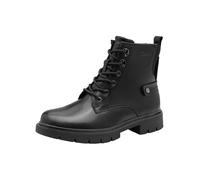 Tamaris Comfort Women’s Lace-Up Ankle Boots with Stretch, Black, 4 UK