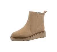 Tamaris Comfort Women’s Leather Ankle Boots with Zip, Camel Suede, 5 UK