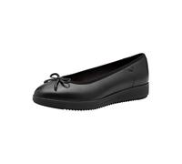 Tamaris Comfort Women’s Leather Ballerinas with Bow