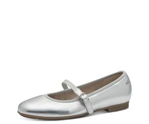 Tamaris Comfort Women’s Leather Ballerinas with Velcro