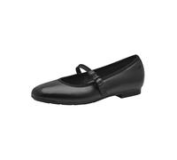 Tamaris Women's Comfort Damen Bequem Ballet Flat, Black, 6 UK