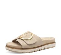 Tamaris Comfort Women’s Leather Mules Elegant, Beige, 5 UK