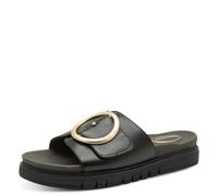 Tamaris Comfort Women’s Leather Mules Elegant, Black Nappa, 6 UK