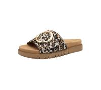 Tamaris Comfort Women’s Leather Mules Elegant, Leopard, 6,5 UK