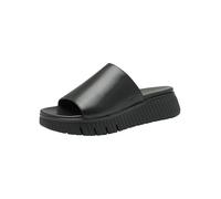 Tamaris Comfort Women’s Leather Platform Mules, Black, 6 UK