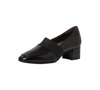 Tamaris Comfort Women’s Leather Pumps Comfort Fit , Black, 8 UK