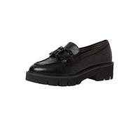 Tamaris Comfort Women’s Loafers Platform Leather Business , Black Nappa, 7,5 UK