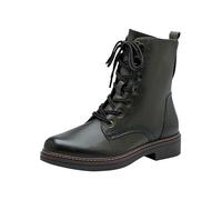 Tamaris Comfort Women's Lace Boot Flat 8-85107-43 Fashion, Olive, 7 UK