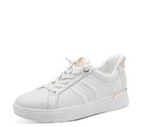 Tamaris Comfort Women's Low 8-83733-46 Trainers, White/Gold, 42 EU