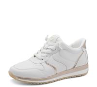 Tamaris Comfort Women's Low 8-83735-46 Trainers, White/Gold, 37 EU