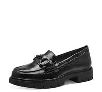 Tamaris Comfort Women's Slipper 8-84315-43 Loafer, Black (Black Varnish), 6.5 UK
