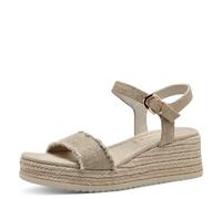 Tamaris Damen 1-28058-42, Flat Sandal, Beige,