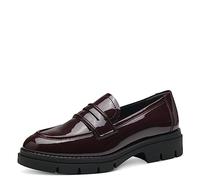 Tamaris Jutta Crissy Wine Patent Womens Loafers 24313-41-580 Red
