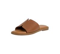 Tamaris Women's Leather Mules 27135-42, Flat Brown, UK 6.5