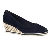 Tamaris Peony Womens Wedge Espadrilles Navy Suede 5 Uk/38 Eu