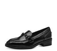 Tamaris Women's 1-1-24301-41 Loafer, Black (Black Patent), 4 UK