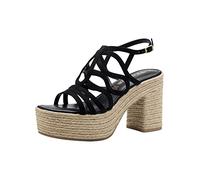 Tamaris Women' 1-1-28033-30 Heeled Sandal, Black, 4 UK