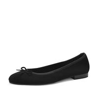 Tamaris Women' 1-22166-42 Ballet Flat, Black, 4 UK