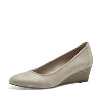 Tamaris Women's Leather Court Shoes, Beige, 6.5 UK