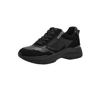 Tamaris Women' 1-23734-42 Sneaker, Plain Black, 6.5 UK
