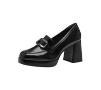 Tamaris Women' 1-24443-43 Loafer, Black Brush, 3.5 UK