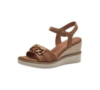 Tamaris Women' 1-28013-42 Wedge Sandal, Camel, 4 UK