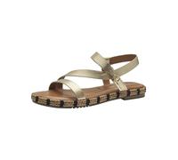 Tamaris Women' 1-28131-42 Flat Sandal, Gold, 3.5 UK