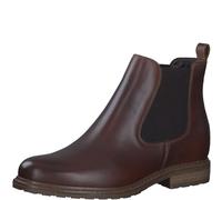 Tamaris Women Chelsea Boots, Ladies Ankle Boots,Low Boots,Half Boots,Bootie,Slip Boot,Flat,Muscat Leather,38 EU / 5 UK