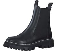 Tamaris Women Chelsea Boots, Ladies Ankle Boots,Removable Insole,Low Boots,Half Boots,Bootie,Slip Boot,Flat,Black,40 EU