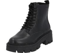 Tamaris Women Combat Boots, Ladies Ankle Boots,TOUCHit-Footbed,Boots,Half Boots,Booties,lace-up Boots,Black UNI,38 EU