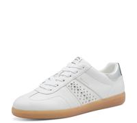 Tamaris Women Damen 1-23824-44 Sneaker, White Silver, 6 UK