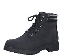 Tamaris Women Lace-up Boots, Ladies Boots,Removable Insole,DUOtex,Water-Repellent,Warm Lined,lace-up Boots,Half Boots,Lacing,Black UNI,39 EU
