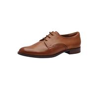 Tamaris Women Lace-up Leather flat brown 7.5 UK