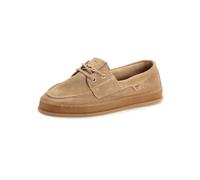 Tamaris Women Moccasin flat Leather beige 3.5 UK