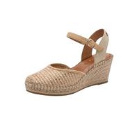 Tamaris Women’s espadrilles with wedge heel metallic 3.5 UK