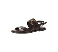 Tamaris Women’s leather sandal flat brown 4 UK