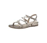 Tamaris Women's sandal flat metallic UK 5