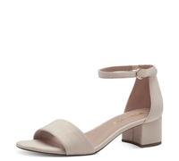 Tamaris Women’s sandal with block heel beige 4 UK