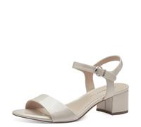 Tamaris Women’s sandal with block heel beige 6.5 UK