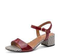 Tamaris Women’s sandal with block heel red 7.5 UK