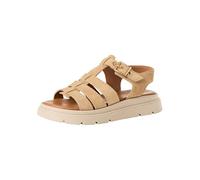 Tamaris Women’s sandal with wedge heel beige 4 UK